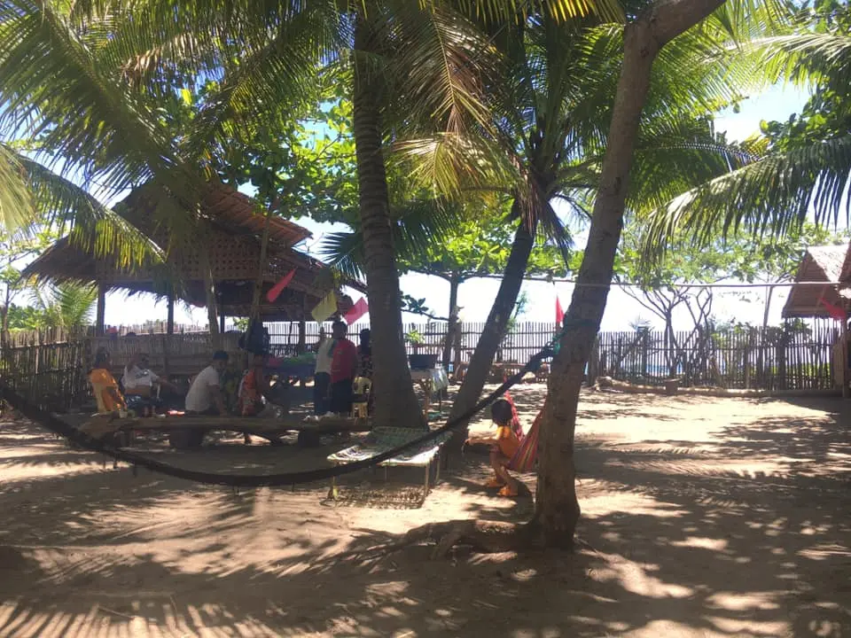 Family beach outing in Digos City